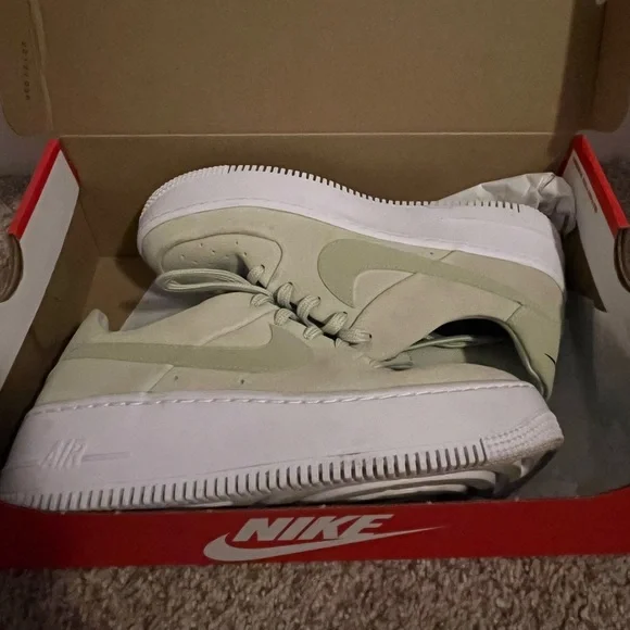 Soft, sage green, air force’s - Picture 2 of 5